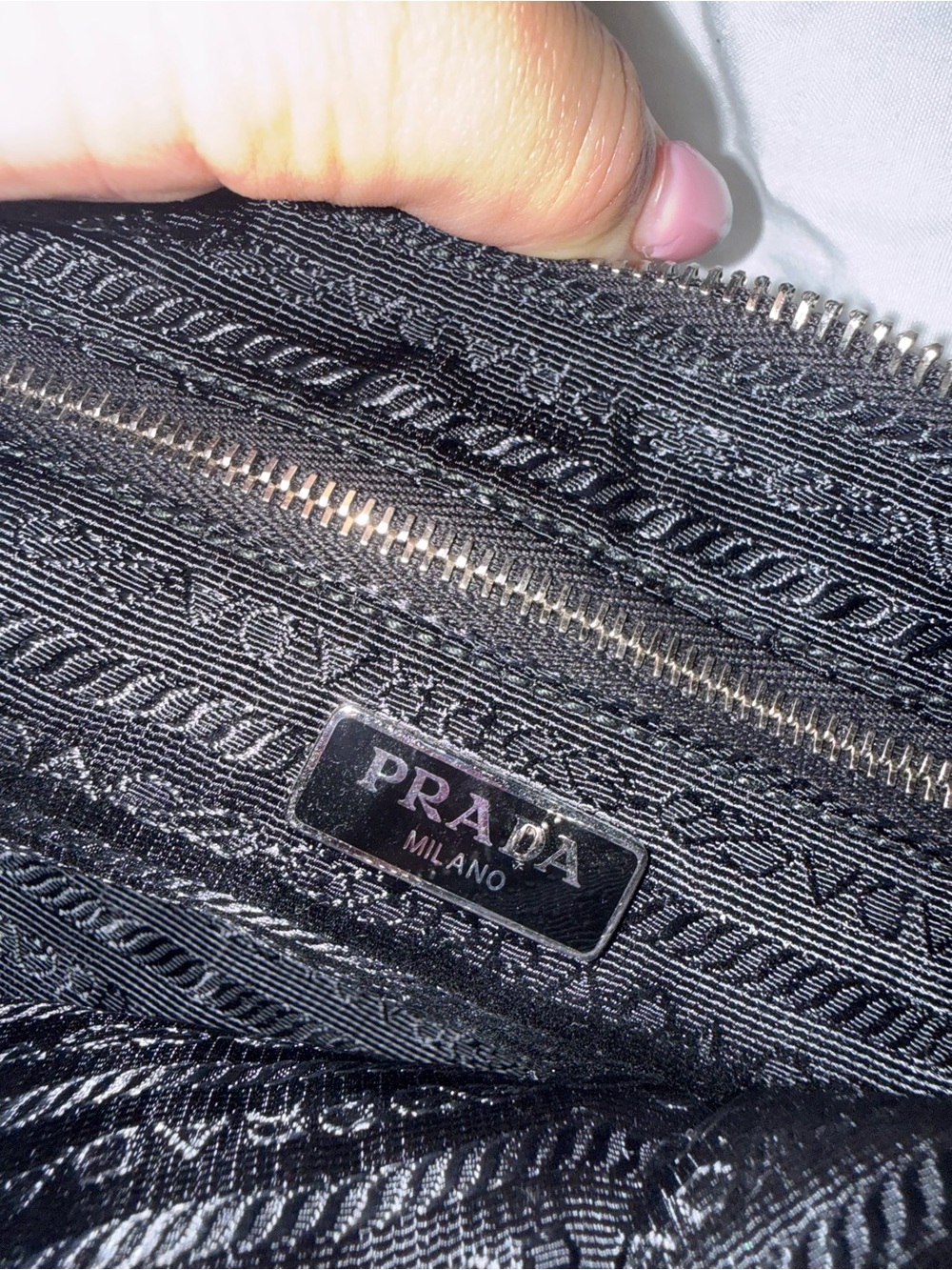 Authentic Prada Quilted Black Shoulder Bag with Chain Strap in great condition - Picture 8 of 9